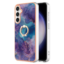Load image into Gallery viewer, Electroplating Marble Dual-side IMD Phone Case with Ring