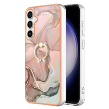 Load image into Gallery viewer, Electroplating Marble Dual-side IMD Phone Case with Ring