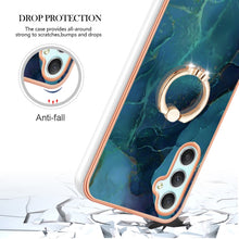 Load image into Gallery viewer, Electroplating Marble Dual-side IMD Phone Case with Ring