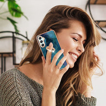 Load image into Gallery viewer, Electroplating Marble Dual-side IMD Phone Case with Ring