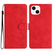 Load image into Gallery viewer, Seven Butterflies Embossed Leather Phone Case, For iPhone 16, For iPhone 15 Pro Max, For iPhone 15 Pro, For iPhone 15 Plus, For iPhone 15, For iPhone 14 Plus, For iPhone 14, For iPhone 14 Pro