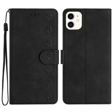 Load image into Gallery viewer, Seven Butterflies Embossed Leather Phone Case, For iPhone 14 Pro Max, For iPhone 13 Pro Max, For iPhone 13 Pro, For iPhone 13, For iPhone 13 mini, For iPhone 12, For iPhone 12 Pro Max, For iPhone 12 Pro