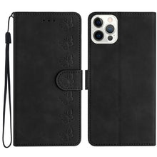 Load image into Gallery viewer, Seven Butterflies Embossed Leather Phone Case, For iPhone 16, For iPhone 15 Pro Max, For iPhone 15 Pro, For iPhone 15 Plus, For iPhone 15, For iPhone 14 Plus, For iPhone 14, For iPhone 14 Pro