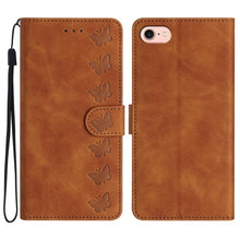 Load image into Gallery viewer, Seven Butterflies Embossed Leather Phone Case, For iPhone 18 Pro / 17 Pro, For iPhone 18 Pro Max / 17 Pro Max, For iPhone 16e / 17e, For iPhone 17, For iPhone Air, For iPhone 16 Pro Max, For iPhone 16 Pro, For iPhone 16 Plus