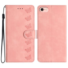 Load image into Gallery viewer, Seven Butterflies Embossed Leather Phone Case, For iPhone 18 Pro / 17 Pro, For iPhone 18 Pro Max / 17 Pro Max, For iPhone 16e / 17e, For iPhone 17, For iPhone Air, For iPhone 16 Pro Max, For iPhone 16 Pro, For iPhone 16 Plus
