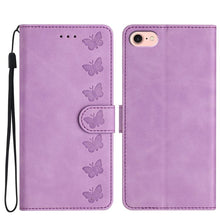 Load image into Gallery viewer, Seven Butterflies Embossed Leather Phone Case, For iPhone 18 Pro / 17 Pro, For iPhone 18 Pro Max / 17 Pro Max, For iPhone 16e / 17e, For iPhone 17, For iPhone Air, For iPhone 16 Pro Max, For iPhone 16 Pro, For iPhone 16 Plus