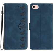 Load image into Gallery viewer, Seven Butterflies Embossed Leather Phone Case, For iPhone 16e / 17e, For iPhone 17 Pro Max, For iPhone 17 Pro, For iPhone 17, For iPhone Air, For iPhone 16 Pro Max, For iPhone 16 Pro, For iPhone 16 Plus