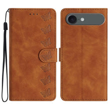 Load image into Gallery viewer, Seven Butterflies Embossed Leather Phone Case, For iPhone 16e / 17e, For iPhone 17 Pro Max, For iPhone 17 Pro, For iPhone 17, For iPhone Air, For iPhone 16 Pro Max, For iPhone 16 Pro, For iPhone 16 Plus