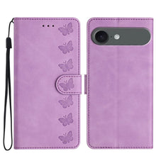 Load image into Gallery viewer, Seven Butterflies Embossed Leather Phone Case, For iPhone 16e / 17e, For iPhone 17 Pro Max, For iPhone 17 Pro, For iPhone 17, For iPhone Air, For iPhone 16 Pro Max, For iPhone 16 Pro, For iPhone 16 Plus
