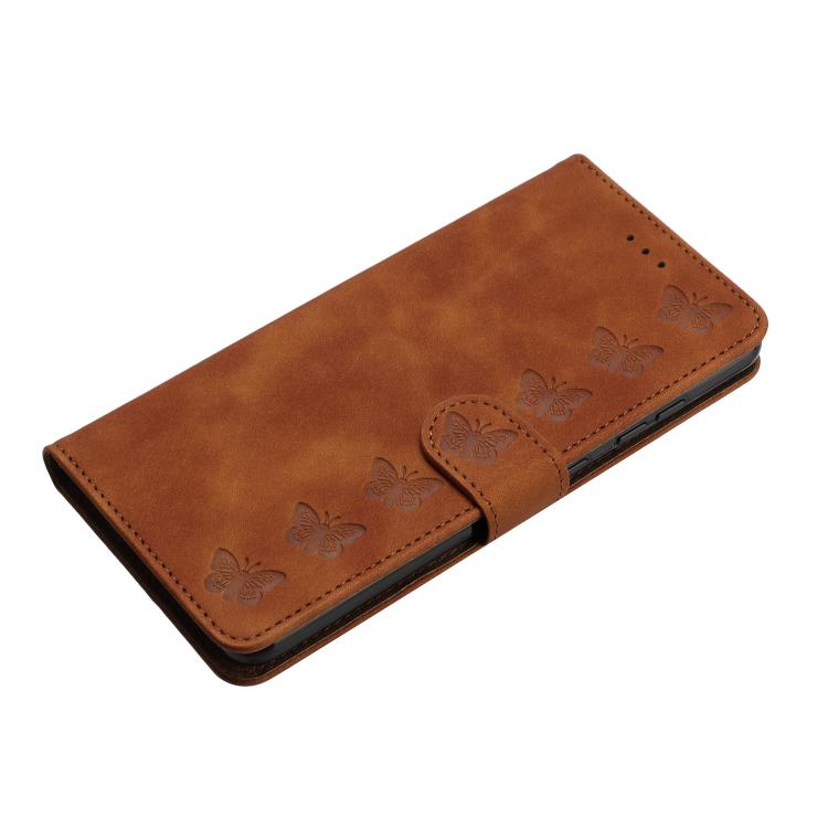 Seven Butterflies Embossed Leather Phone Case, For iPhone 18 Pro / 17 Pro, For iPhone 18 Pro Max / 17 Pro Max, For iPhone 16e / 17e, For iPhone 17, For iPhone Air, For iPhone 16 Pro Max, For iPhone 16 Pro, For iPhone 16 Plus