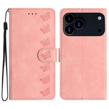 Load image into Gallery viewer, Seven Butterflies Embossed Leather Phone Case, For iPhone 18 Pro / 17 Pro, For iPhone 18 Pro Max / 17 Pro Max, For iPhone 16e / 17e, For iPhone 17, For iPhone Air, For iPhone 16 Pro Max, For iPhone 16 Pro, For iPhone 16 Plus