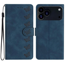 Load image into Gallery viewer, Seven Butterflies Embossed Leather Phone Case, For iPhone 18 Pro / 17 Pro, For iPhone 18 Pro Max / 17 Pro Max, For iPhone 16e / 17e, For iPhone 17, For iPhone Air, For iPhone 16 Pro Max, For iPhone 16 Pro, For iPhone 16 Plus
