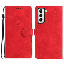 Load image into Gallery viewer, Flower Embossing Pattern Leather Phone Case, For Samsung Galaxy S23 5G, For Samsung Galaxy S23 Ultra 5G, For Samsung Galaxy S22 5G, For Samsung Galaxy S22+ 5G, For Samsung Galaxy S22 Ultra 5G, For Samsung Galaxy S21 5G, For Samsung Galaxy S21+ 5G      ...