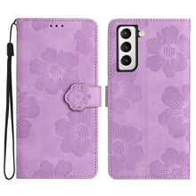 Load image into Gallery viewer, Flower Embossing Pattern Leather Phone Case, For Samsung Galaxy S23 5G, For Samsung Galaxy S23 Ultra 5G, For Samsung Galaxy S22 5G, For Samsung Galaxy S22+ 5G, For Samsung Galaxy S22 Ultra 5G, For Samsung Galaxy S21 5G, For Samsung Galaxy S21+ 5G      ...