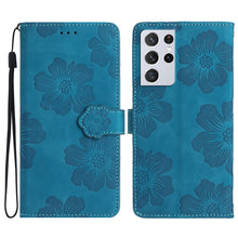 Load image into Gallery viewer, Flower Embossing Pattern Leather Phone Case, For Samsung Galaxy S23 5G, For Samsung Galaxy S23 Ultra 5G, For Samsung Galaxy S22 5G, For Samsung Galaxy S22+ 5G, For Samsung Galaxy S22 Ultra 5G, For Samsung Galaxy S21 5G, For Samsung Galaxy S21+ 5G      ...