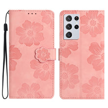 Load image into Gallery viewer, Flower Embossing Pattern Leather Phone Case, For Samsung Galaxy S23 5G, For Samsung Galaxy S23 Ultra 5G, For Samsung Galaxy S22 5G, For Samsung Galaxy S22+ 5G, For Samsung Galaxy S22 Ultra 5G, For Samsung Galaxy S21 5G, For Samsung Galaxy S21+ 5G      ...