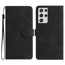 Load image into Gallery viewer, Flower Embossing Pattern Leather Phone Case, For Samsung Galaxy S23 5G, For Samsung Galaxy S23 Ultra 5G, For Samsung Galaxy S22 5G, For Samsung Galaxy S22+ 5G, For Samsung Galaxy S22 Ultra 5G, For Samsung Galaxy S21 5G, For Samsung Galaxy S21+ 5G      ...