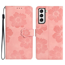 Load image into Gallery viewer, Flower Embossing Pattern Leather Phone Case, For Samsung Galaxy S23 5G, For Samsung Galaxy S23 Ultra 5G, For Samsung Galaxy S22 5G, For Samsung Galaxy S22+ 5G, For Samsung Galaxy S22 Ultra 5G, For Samsung Galaxy S21 5G, For Samsung Galaxy S21+ 5G      ...