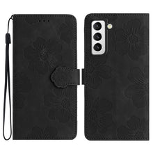 Load image into Gallery viewer, Flower Embossing Pattern Leather Phone Case, For Samsung Galaxy S23 5G, For Samsung Galaxy S23 Ultra 5G, For Samsung Galaxy S22 5G, For Samsung Galaxy S22+ 5G, For Samsung Galaxy S22 Ultra 5G, For Samsung Galaxy S21 5G, For Samsung Galaxy S21+ 5G      ...