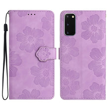 Load image into Gallery viewer, Flower Embossing Pattern Leather Phone Case, For Samsung Galaxy S20, For Samsung Galaxy S20+, For Samsung Galaxy S20 Ultra, For Samsung Galaxy S20 FE, For Samsung Galaxy S10, For Samsung Galaxy S10+, For Samsung Galaxy S10e, For Samsung Galaxy Note20  ...