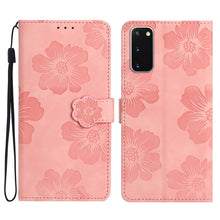 Load image into Gallery viewer, Flower Embossing Pattern Leather Phone Case, For Samsung Galaxy S20, For Samsung Galaxy S20+, For Samsung Galaxy S20 Ultra, For Samsung Galaxy S20 FE, For Samsung Galaxy S10, For Samsung Galaxy S10+, For Samsung Galaxy S10e, For Samsung Galaxy Note20  ...