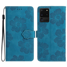 Load image into Gallery viewer, Flower Embossing Pattern Leather Phone Case, For Samsung Galaxy S20, For Samsung Galaxy S20+, For Samsung Galaxy S20 Ultra, For Samsung Galaxy S20 FE, For Samsung Galaxy S10, For Samsung Galaxy S10+, For Samsung Galaxy S10e, For Samsung Galaxy Note20  ...