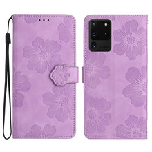 Load image into Gallery viewer, Flower Embossing Pattern Leather Phone Case, For Samsung Galaxy S20, For Samsung Galaxy S20+, For Samsung Galaxy S20 Ultra, For Samsung Galaxy S20 FE, For Samsung Galaxy S10, For Samsung Galaxy S10+, For Samsung Galaxy S10e, For Samsung Galaxy Note20  ...