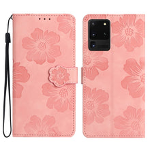 Load image into Gallery viewer, Flower Embossing Pattern Leather Phone Case, For Samsung Galaxy S20, For Samsung Galaxy S20+, For Samsung Galaxy S20 Ultra, For Samsung Galaxy S20 FE, For Samsung Galaxy S10, For Samsung Galaxy S10+, For Samsung Galaxy S10e, For Samsung Galaxy Note20  ...