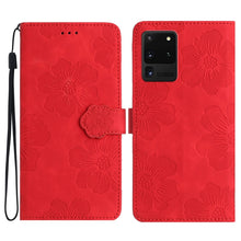 Load image into Gallery viewer, Flower Embossing Pattern Leather Phone Case, For Samsung Galaxy S20, For Samsung Galaxy S20+, For Samsung Galaxy S20 Ultra, For Samsung Galaxy S20 FE, For Samsung Galaxy S10, For Samsung Galaxy S10+, For Samsung Galaxy S10e, For Samsung Galaxy Note20  ...