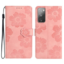 Load image into Gallery viewer, Flower Embossing Pattern Leather Phone Case, For Samsung Galaxy S20, For Samsung Galaxy S20+, For Samsung Galaxy S20 Ultra, For Samsung Galaxy S20 FE, For Samsung Galaxy S10, For Samsung Galaxy S10+, For Samsung Galaxy S10e, For Samsung Galaxy Note20  ...
