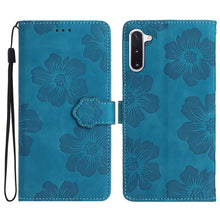 Load image into Gallery viewer, Flower Embossing Pattern Leather Phone Case, For Samsung Galaxy Note10, For Samsung Galaxy Note10+