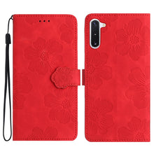 Load image into Gallery viewer, Flower Embossing Pattern Leather Phone Case, For Samsung Galaxy Note10, For Samsung Galaxy Note10+