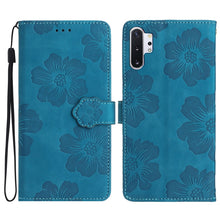 Load image into Gallery viewer, Flower Embossing Pattern Leather Phone Case, For Samsung Galaxy Note10, For Samsung Galaxy Note10+