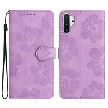 Load image into Gallery viewer, Flower Embossing Pattern Leather Phone Case, For Samsung Galaxy Note10, For Samsung Galaxy Note10+