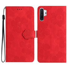 Load image into Gallery viewer, Flower Embossing Pattern Leather Phone Case, For Samsung Galaxy Note10, For Samsung Galaxy Note10+