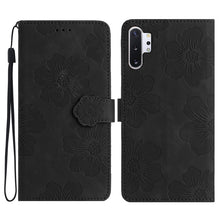 Load image into Gallery viewer, Flower Embossing Pattern Leather Phone Case, For Samsung Galaxy Note10, For Samsung Galaxy Note10+