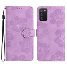 Load image into Gallery viewer, Flower Embossing Pattern Leather Phone Case, For Samsung Galaxy S24 Ultra 5G, For Samsung Galaxy A35 5G, For Samsung Galaxy A02s / F02s 164, For Samsung Galaxy A15, For Samsung Galaxy A25 5G, For Samsung Galaxy A02s EU, For Samsung Galaxy A05          ...