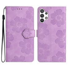 Load image into Gallery viewer, Flower Embossing Pattern Leather Phone Case, For Samsung Galaxy A12, For Samsung Galaxy A13 4G, For Samsung Galaxy A13 5G, For Samsung Galaxy A14 5G, For Samsung Galaxy A20 / A30, For Samsung Galaxy A20e, For Samsung Galaxy A20s, For Samsung Galaxy A21...