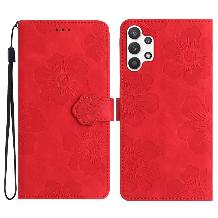 Flower Embossing Pattern Leather Phone Case, For Samsung Galaxy A12, For Samsung Galaxy A13 4G, For Samsung Galaxy A13 5G, For Samsung Galaxy A14 5G, For Samsung Galaxy A20 / A30, For Samsung Galaxy A20e, For Samsung Galaxy A20s, For Samsung Galaxy A21...