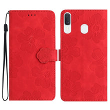 Load image into Gallery viewer, Flower Embossing Pattern Leather Phone Case, For Samsung Galaxy A12, For Samsung Galaxy A13 4G, For Samsung Galaxy A13 5G, For Samsung Galaxy A14 5G, For Samsung Galaxy A20 / A30, For Samsung Galaxy A20e, For Samsung Galaxy A20s, For Samsung Galaxy A21...