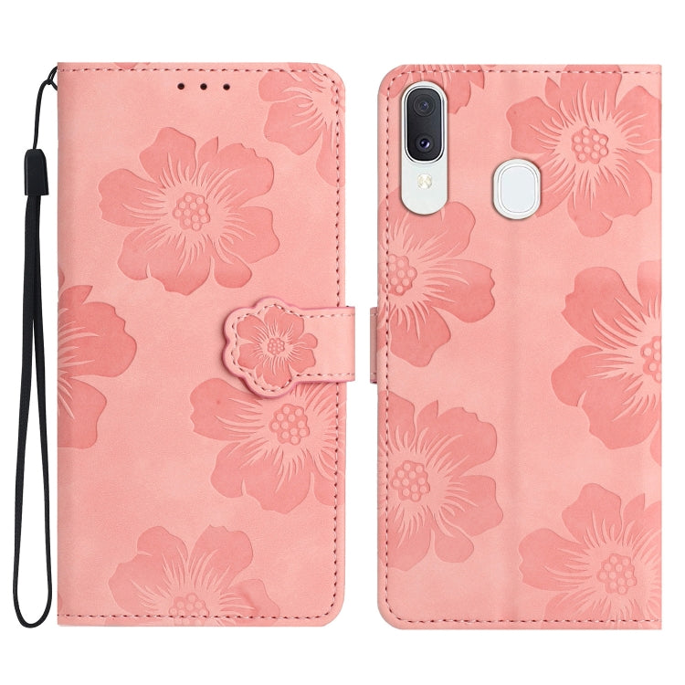 Flower Embossing Pattern Leather Phone Case, For Samsung Galaxy A12, For Samsung Galaxy A13 4G, For Samsung Galaxy A13 5G, For Samsung Galaxy A14 5G, For Samsung Galaxy A20 / A30, For Samsung Galaxy A20e, For Samsung Galaxy A20s, For Samsung Galaxy A21...