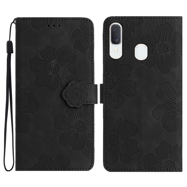 Flower Embossing Pattern Leather Phone Case, For Samsung Galaxy A12, For Samsung Galaxy A13 4G, For Samsung Galaxy A13 5G, For Samsung Galaxy A14 5G, For Samsung Galaxy A20 / A30, For Samsung Galaxy A20e, For Samsung Galaxy A20s, For Samsung Galaxy A21...
