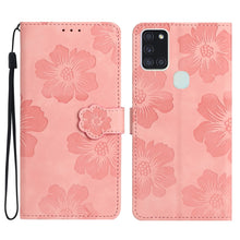 Load image into Gallery viewer, Flower Embossing Pattern Leather Phone Case, For Samsung Galaxy A12, For Samsung Galaxy A13 4G, For Samsung Galaxy A13 5G, For Samsung Galaxy A14 5G, For Samsung Galaxy A20 / A30, For Samsung Galaxy A20e, For Samsung Galaxy A20s, For Samsung Galaxy A21...