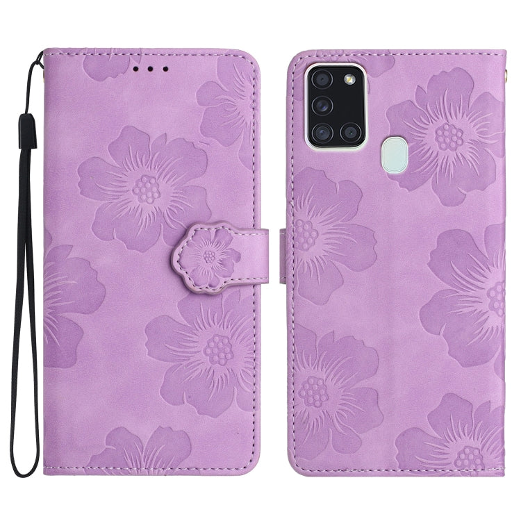 Flower Embossing Pattern Leather Phone Case, For Samsung Galaxy A12, For Samsung Galaxy A13 4G, For Samsung Galaxy A13 5G, For Samsung Galaxy A14 5G, For Samsung Galaxy A20 / A30, For Samsung Galaxy A20e, For Samsung Galaxy A20s, For Samsung Galaxy A21...