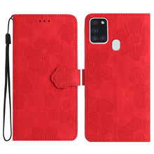 Load image into Gallery viewer, Flower Embossing Pattern Leather Phone Case, For Samsung Galaxy A12, For Samsung Galaxy A13 4G, For Samsung Galaxy A13 5G, For Samsung Galaxy A14 5G, For Samsung Galaxy A20 / A30, For Samsung Galaxy A20e, For Samsung Galaxy A20s, For Samsung Galaxy A21...