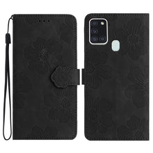 Load image into Gallery viewer, Flower Embossing Pattern Leather Phone Case, For Samsung Galaxy A12, For Samsung Galaxy A13 4G, For Samsung Galaxy A13 5G, For Samsung Galaxy A14 5G, For Samsung Galaxy A20 / A30, For Samsung Galaxy A20e, For Samsung Galaxy A20s, For Samsung Galaxy A21...