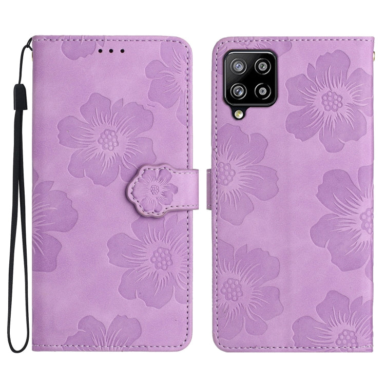 Flower Embossing Pattern Leather Phone Case, For Samsung Galaxy A12, For Samsung Galaxy A13 4G, For Samsung Galaxy A13 5G, For Samsung Galaxy A14 5G, For Samsung Galaxy A20 / A30, For Samsung Galaxy A20e, For Samsung Galaxy A20s, For Samsung Galaxy A21...