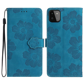 Flower Embossing Pattern Leather Phone Case, For Samsung Galaxy A22 5G, For Samsung Galaxy A23 5G, For Samsung Galaxy A23e / A23s, For Samsung Galaxy A32 4G, For Samsung Galaxy A32 5G, For Samsung Galaxy A33 5G, For Samsung Galaxy A34 5G               ...