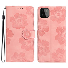 Load image into Gallery viewer, Flower Embossing Pattern Leather Phone Case, For Samsung Galaxy A22 5G, For Samsung Galaxy A23 5G, For Samsung Galaxy A23e / A23s, For Samsung Galaxy A32 4G, For Samsung Galaxy A32 5G, For Samsung Galaxy A33 5G, For Samsung Galaxy A34 5G               ...