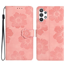 Load image into Gallery viewer, Flower Embossing Pattern Leather Phone Case, For Samsung Galaxy A22 5G, For Samsung Galaxy A23 5G, For Samsung Galaxy A23e / A23s, For Samsung Galaxy A32 4G, For Samsung Galaxy A32 5G, For Samsung Galaxy A33 5G, For Samsung Galaxy A34 5G               ...